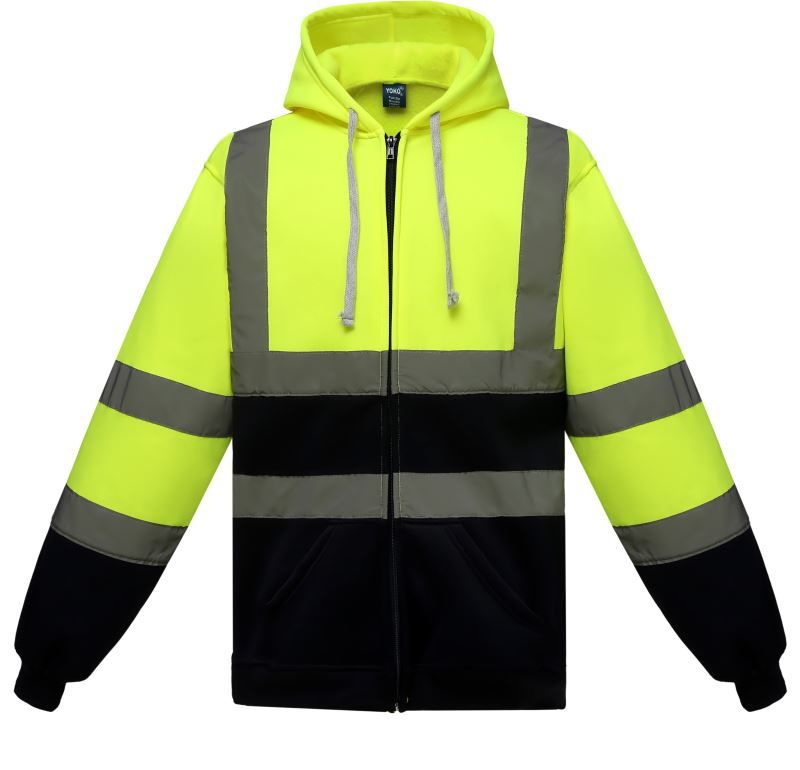 HVK 07 | Hi-Vis Kapuzen Sweatjacke (navy)