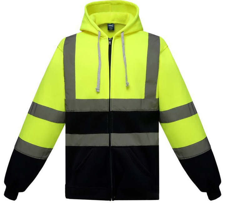 HVK 07 | Hi-Vis Kapuzen Sweatjacke (navy)