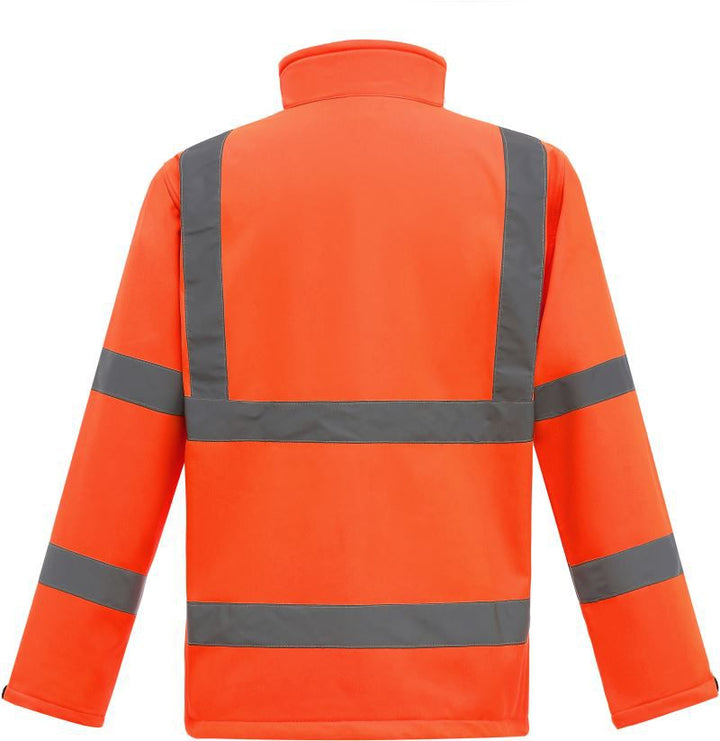 HVK 09 | Hi-Vis Softshell Jacke (hi vis orange)