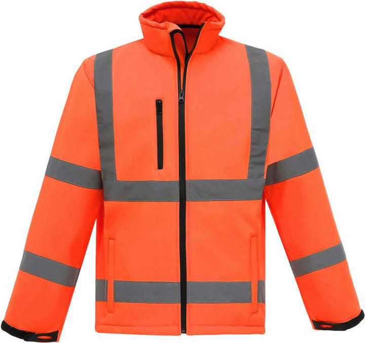 HVK 09 | Hi-Vis Softshell Jacke (hi vis orange)