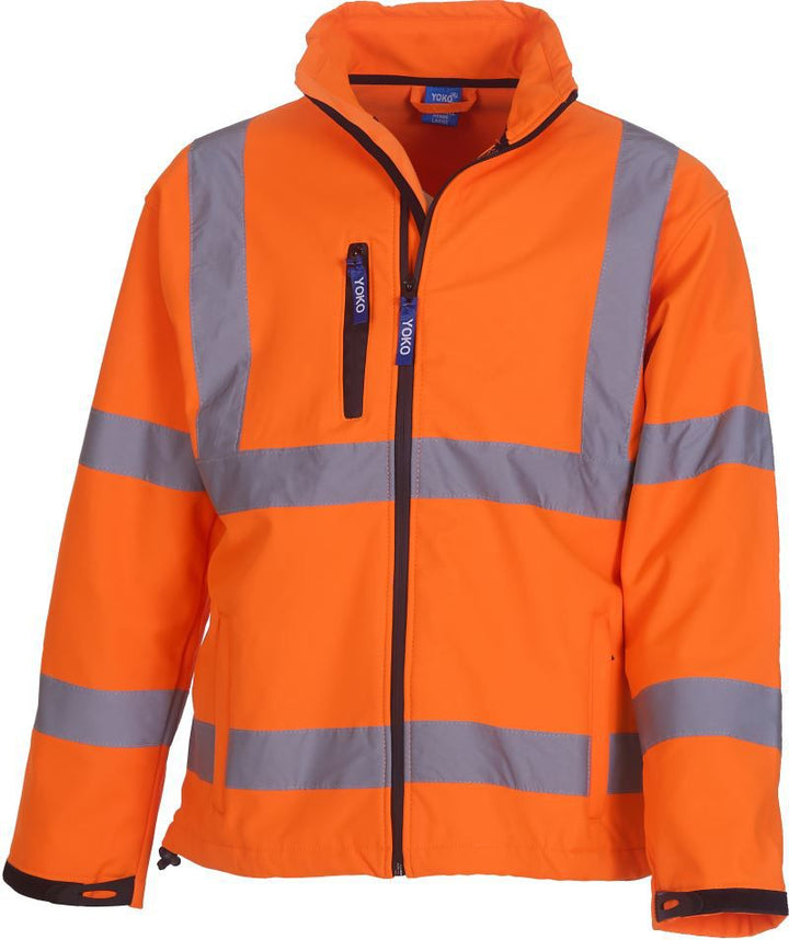 HVK 09 | Hi-Vis Softshell Jacke (hi vis orange)