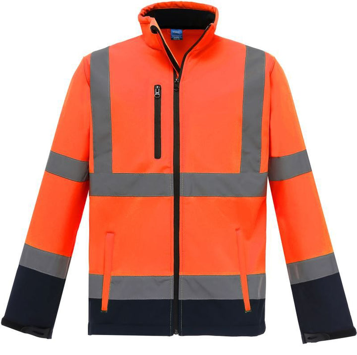 HVK 09 | Hi-Vis Softshell Jacke (navy)