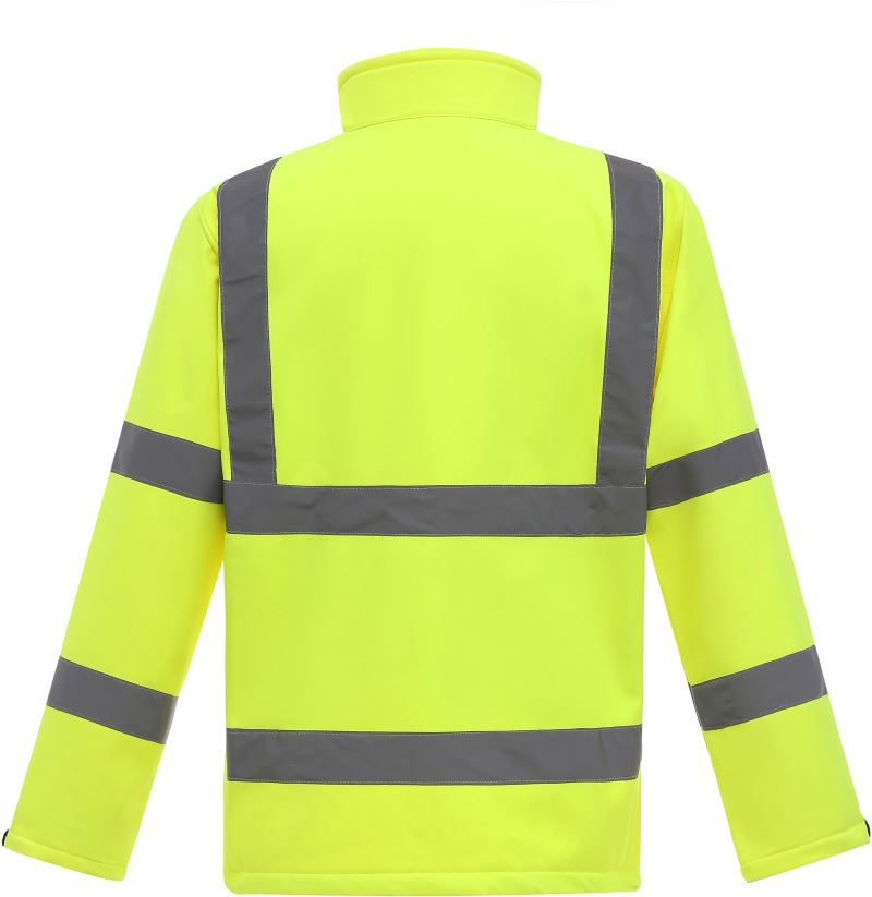 HVK 09 | Hi-Vis Softshell Jacke (hi vis yellow)