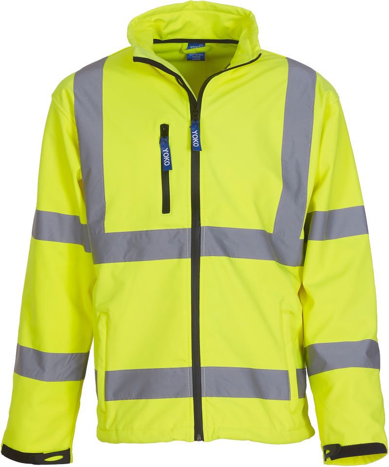 HVK 09 | Hi-Vis Softshell Jacke (hi vis yellow)