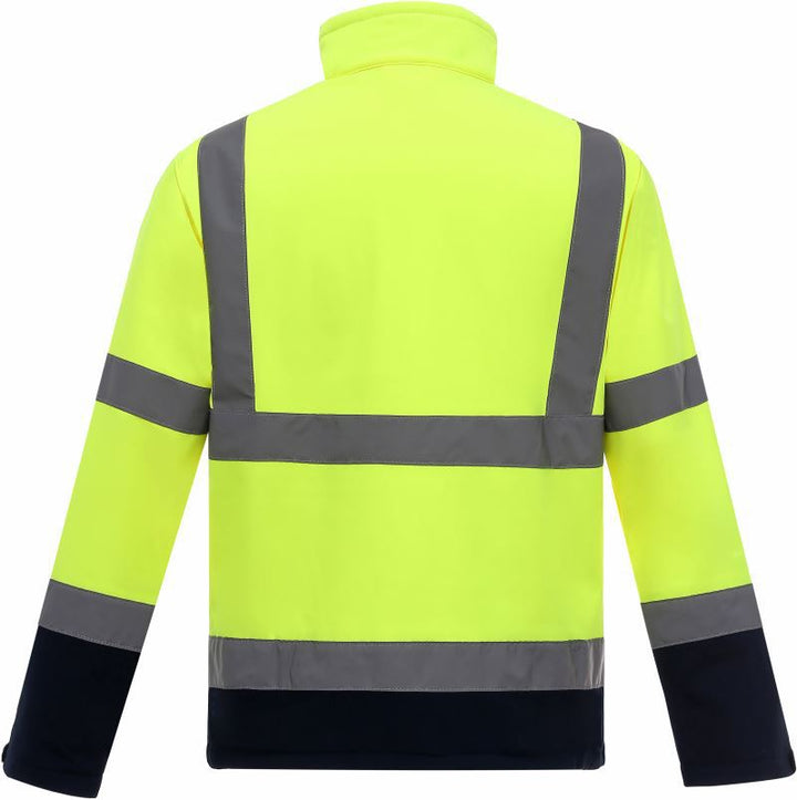 HVK 09 | Hi-Vis Softshell Jacke (navy)