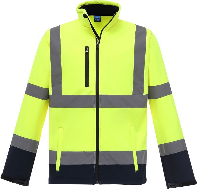 HVK 09 | Hi-Vis Softshell Jacke (navy)