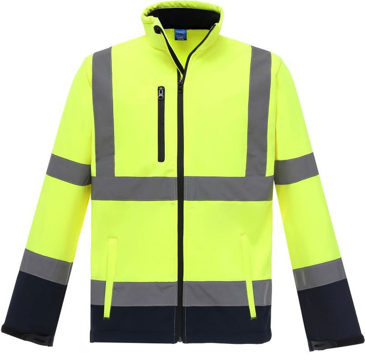 HVK 09 | Hi-Vis Softshell Jacke (navy)