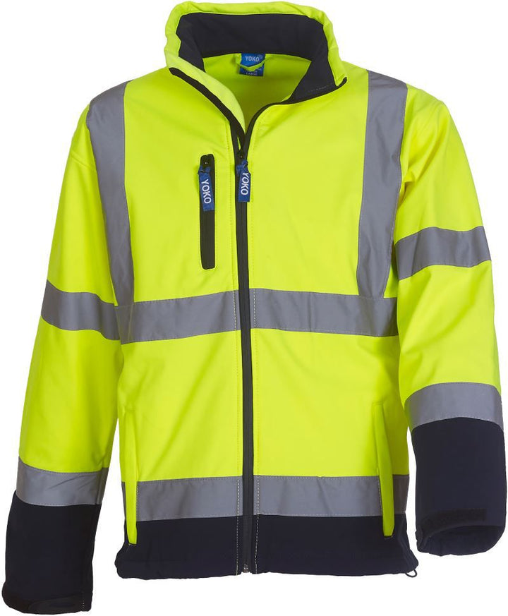 HVK 09 | Hi-Vis Softshell Jacke (navy)