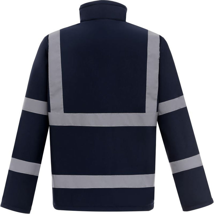 HVK 09 | Hi-Vis Softshell Jacke (navy)