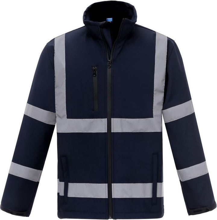 HVK 09 | Hi-Vis Softshell Jacke (navy)