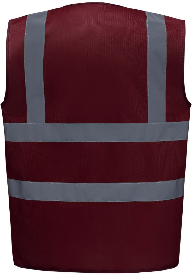 HVW 100 | Hi-Vis Warnweste (maroon)