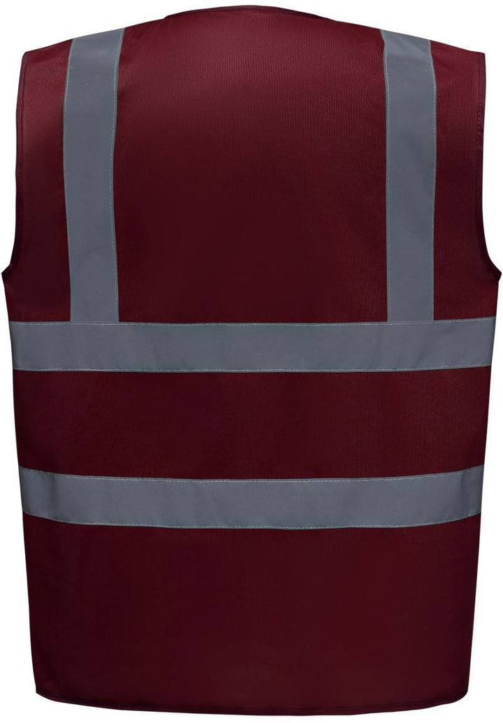 HVW 100 | Hi-Vis Warnweste (maroon)