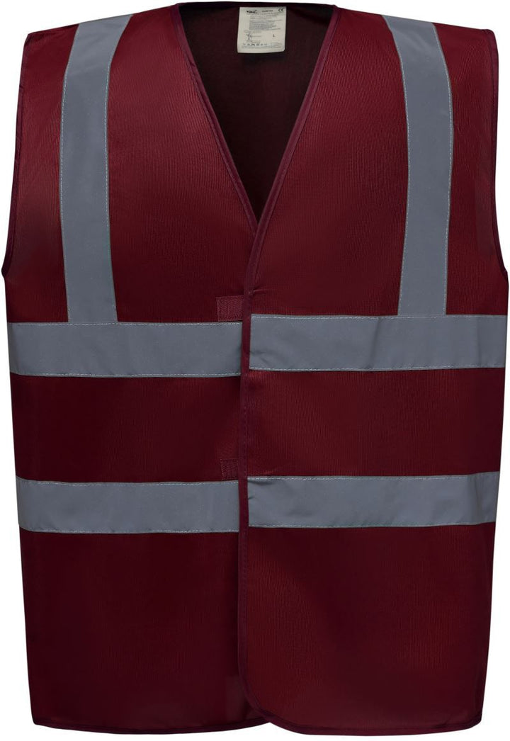 HVW 100 | Hi-Vis Warnweste (maroon)