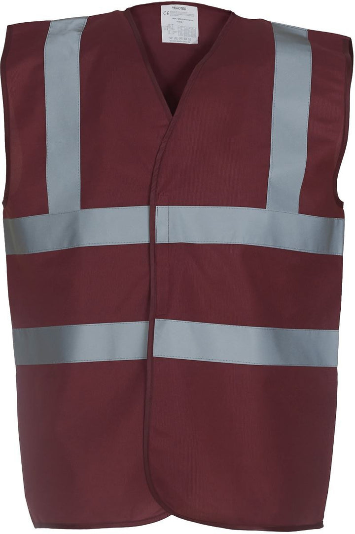 HVW 100 | Hi-Vis Warnweste (maroon)