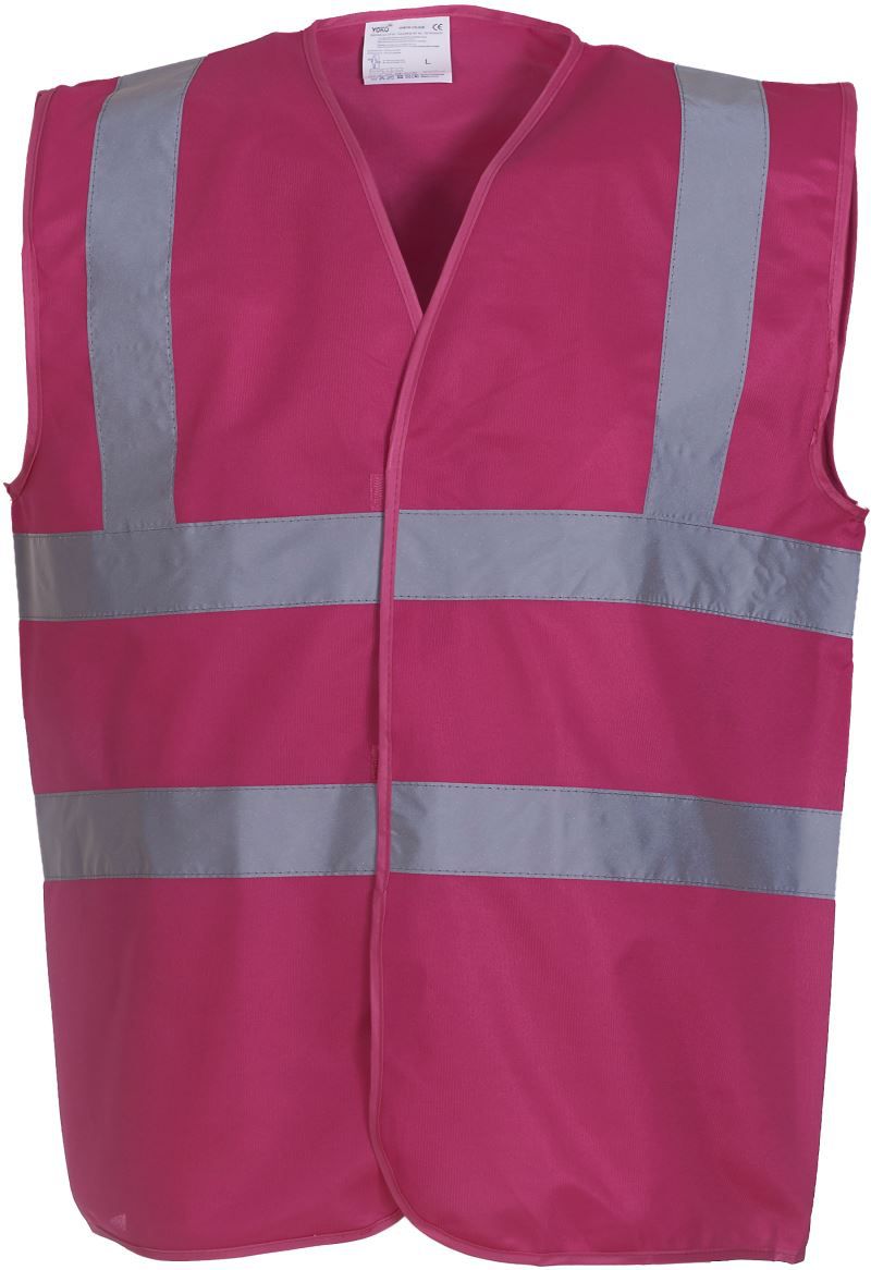 HVW 100 | Hi-Vis Warnweste (raspberry)