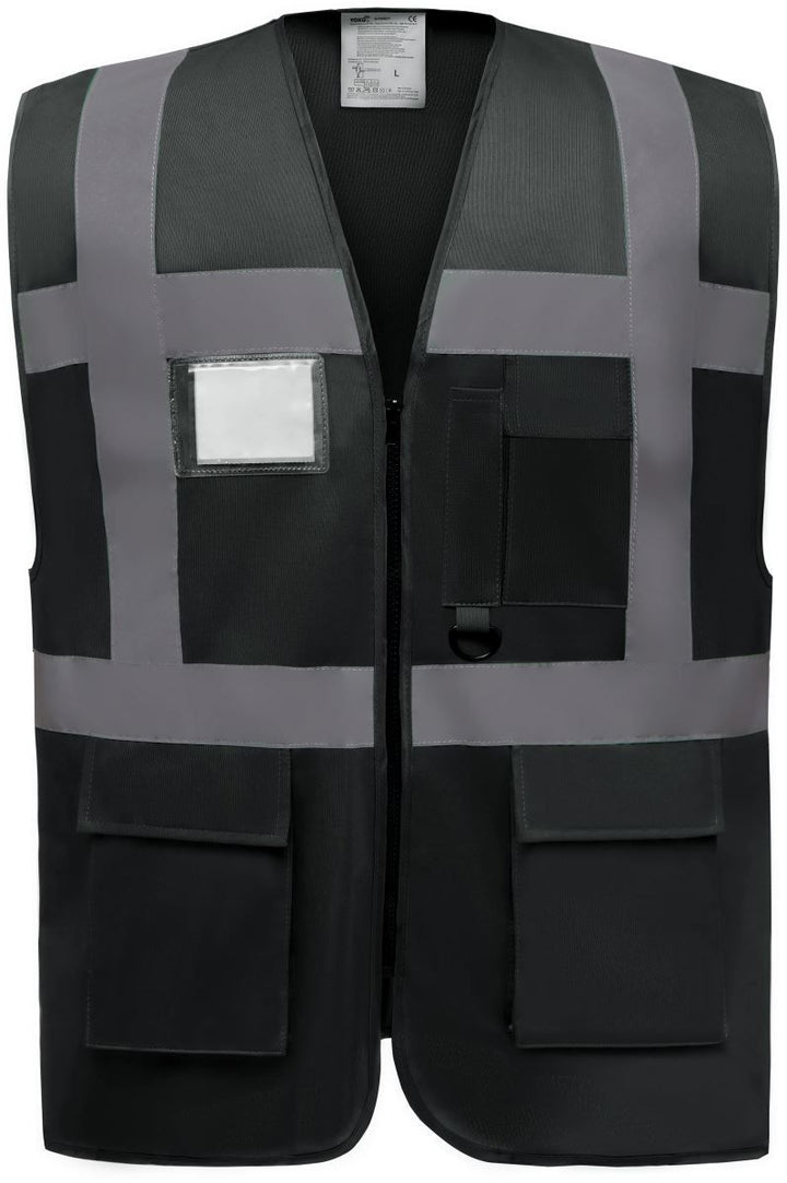 HVW 801 | Hi-Vis Multifunktionsweste (black)