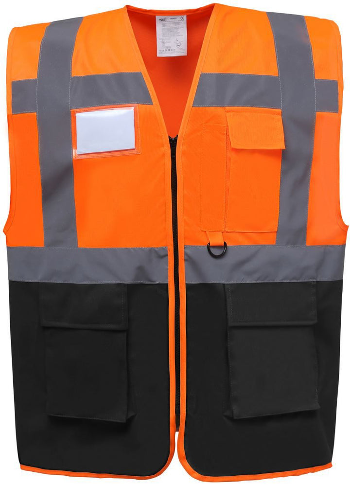 HVW 801 | Hi-Vis Multifunktionsweste (black)