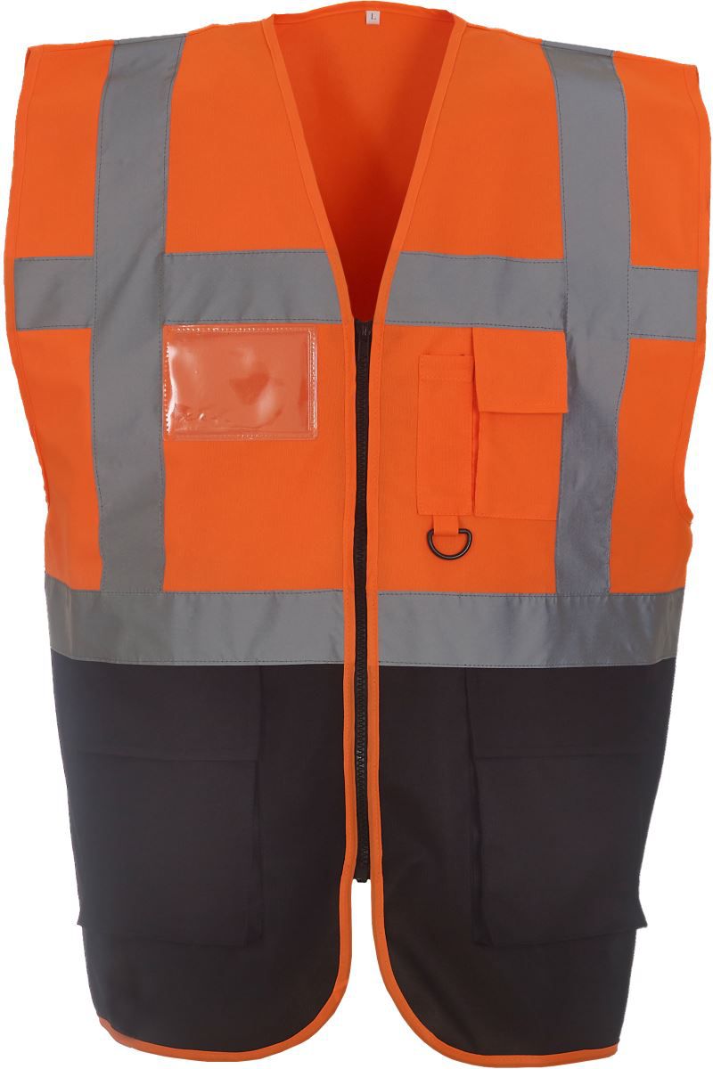 HVW 801 | Hi-Vis Multifunktionsweste (black)