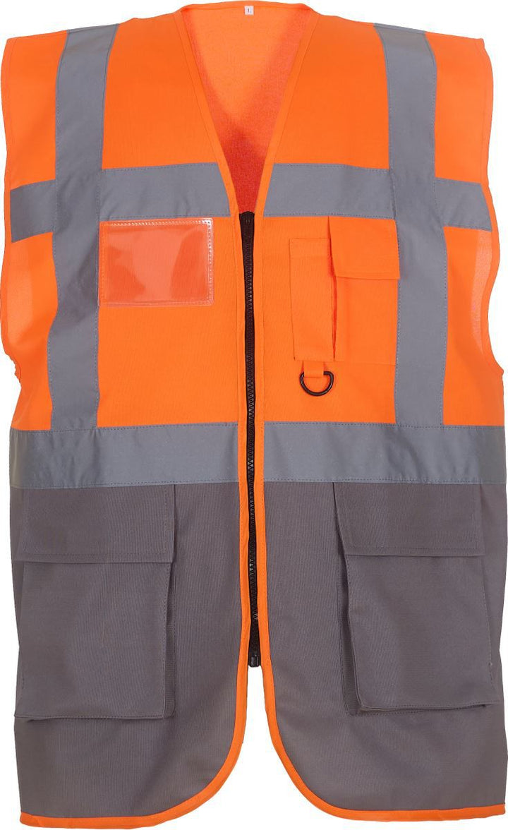 HVW 801 | Hi-Vis Multifunktionsweste (grey)