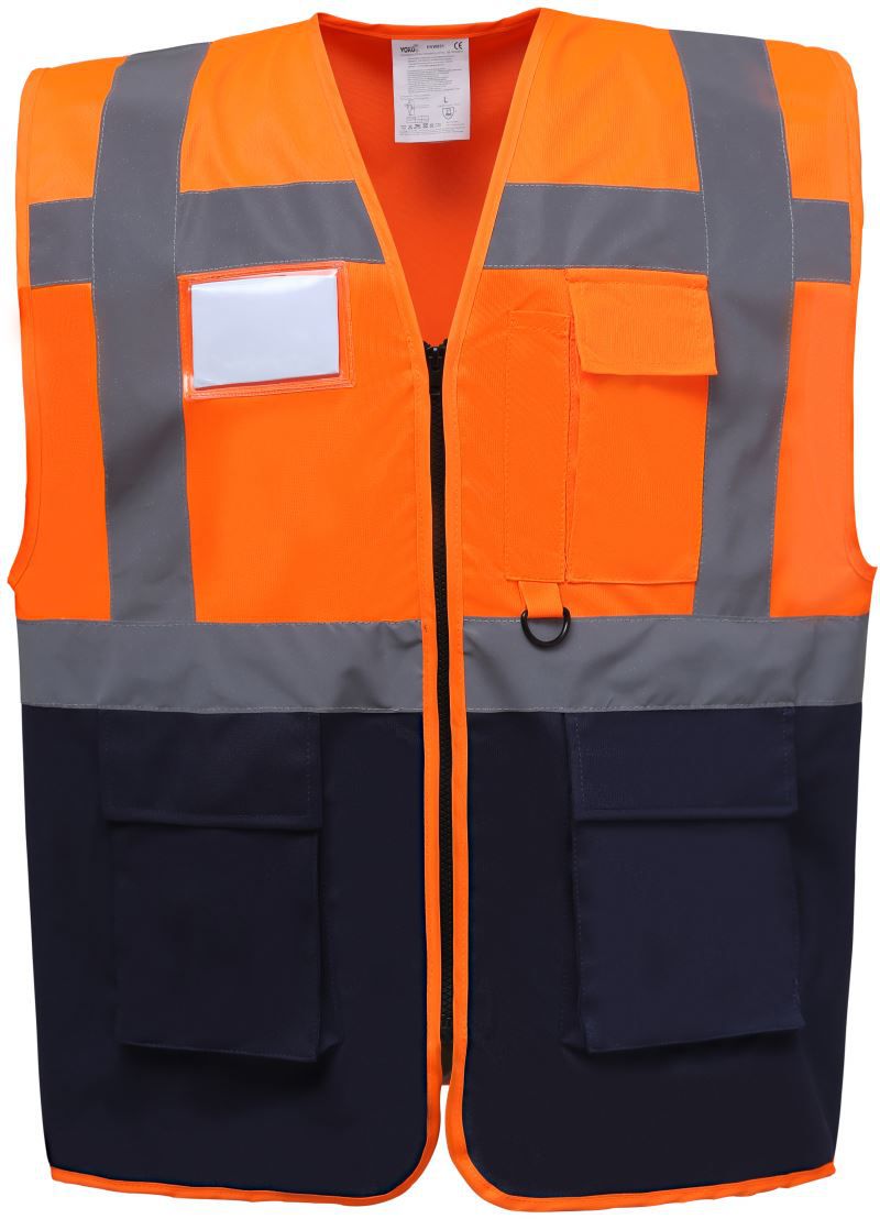 HVW 801 | Hi-Vis Multifunktionsweste (navy)