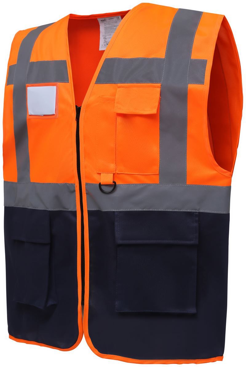 HVW 801 | Hi-Vis Multifunktionsweste (navy)