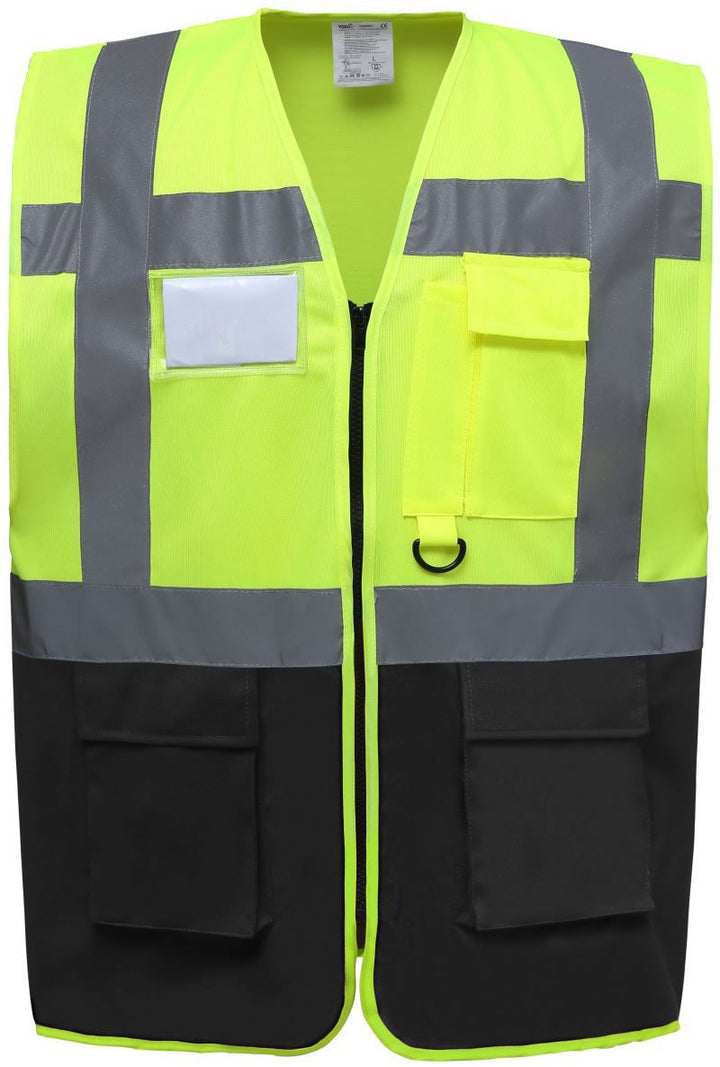 HVW 801 | Hi-Vis Multifunktionsweste (black)