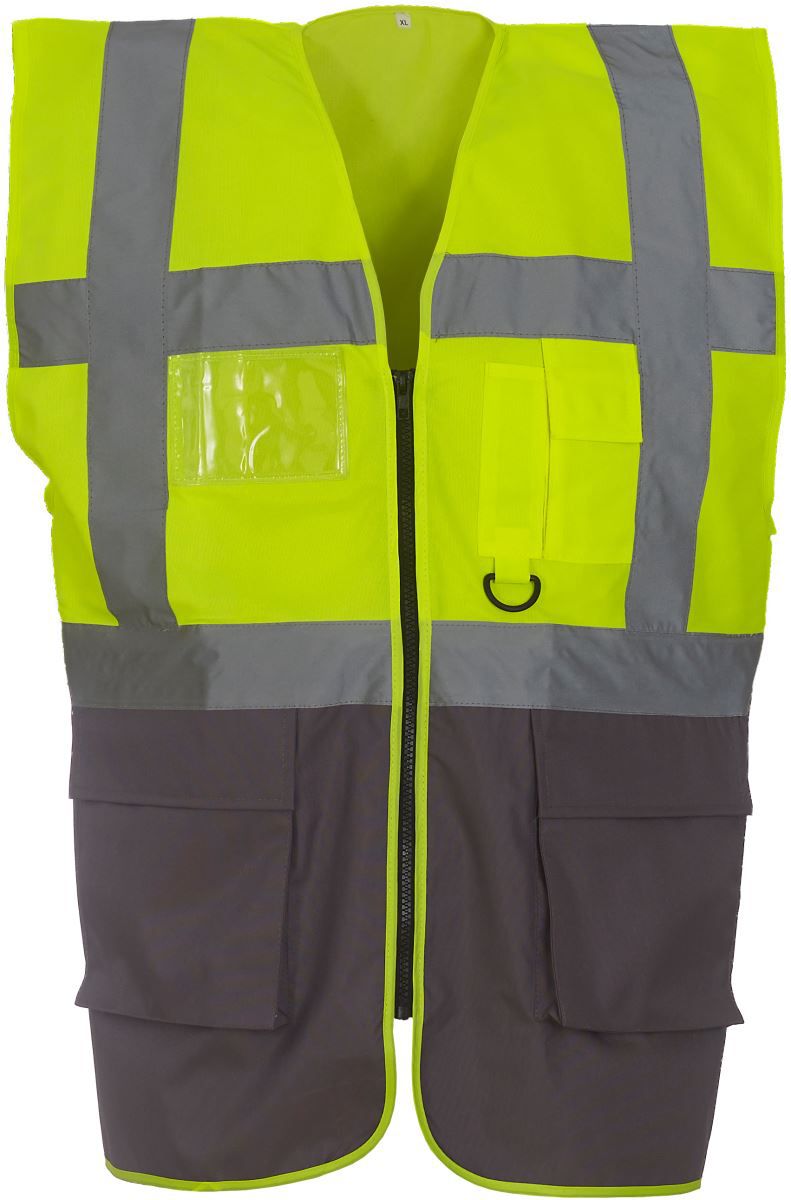 HVW 801 | Hi-Vis Multifunktionsweste (grey)