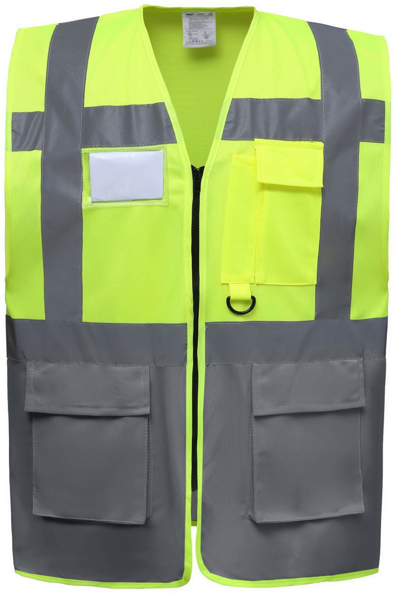 HVW 801 | Hi-Vis Multifunktionsweste (grey)
