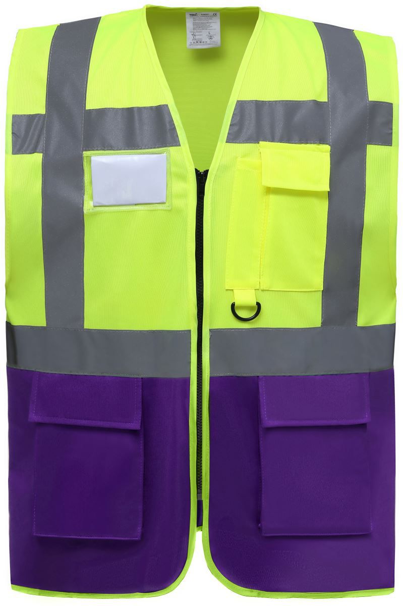 HVW 801 | Hi-Vis Multifunktionsweste (purple)