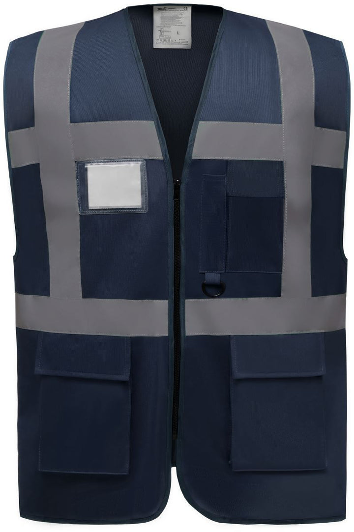 HVW 801 | Hi-Vis Multifunktionsweste (navy)