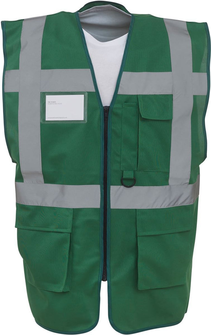 HVW 801 | Hi-Vis Multifunktionsweste (paramedic green)