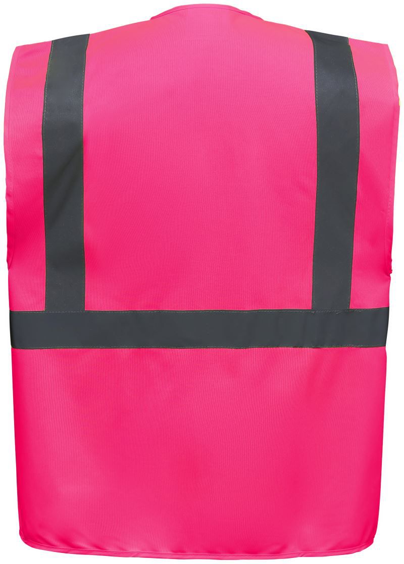 HVW 801 | Hi-Vis Multifunktionsweste (pink)