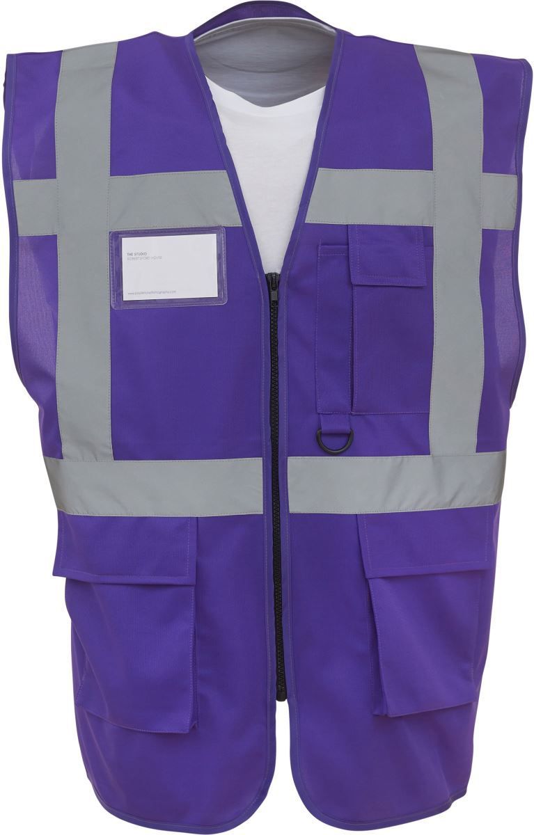 HVW 801 | Hi-Vis Multifunktionsweste (purple)