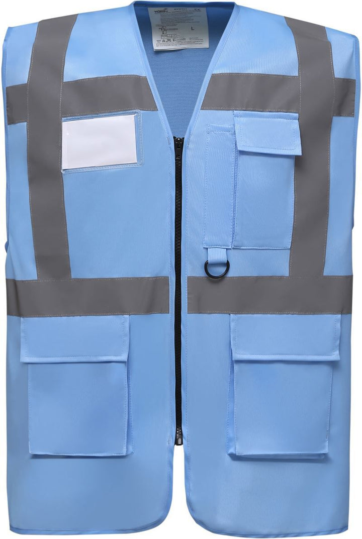 HVW 801 | Hi-Vis Multifunktionsweste (sky blue)