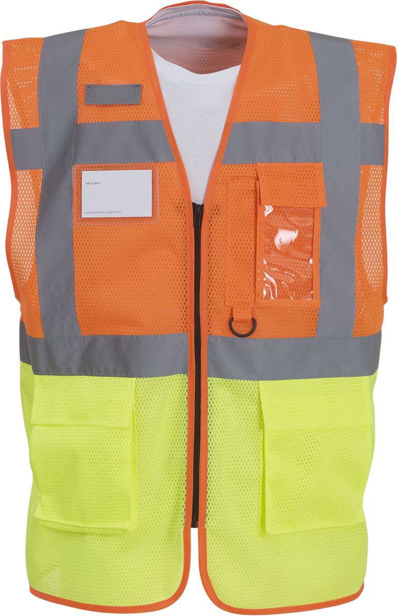 HVW 820 | Hi-Vis Mesh Warnweste (hi vis yellow)
