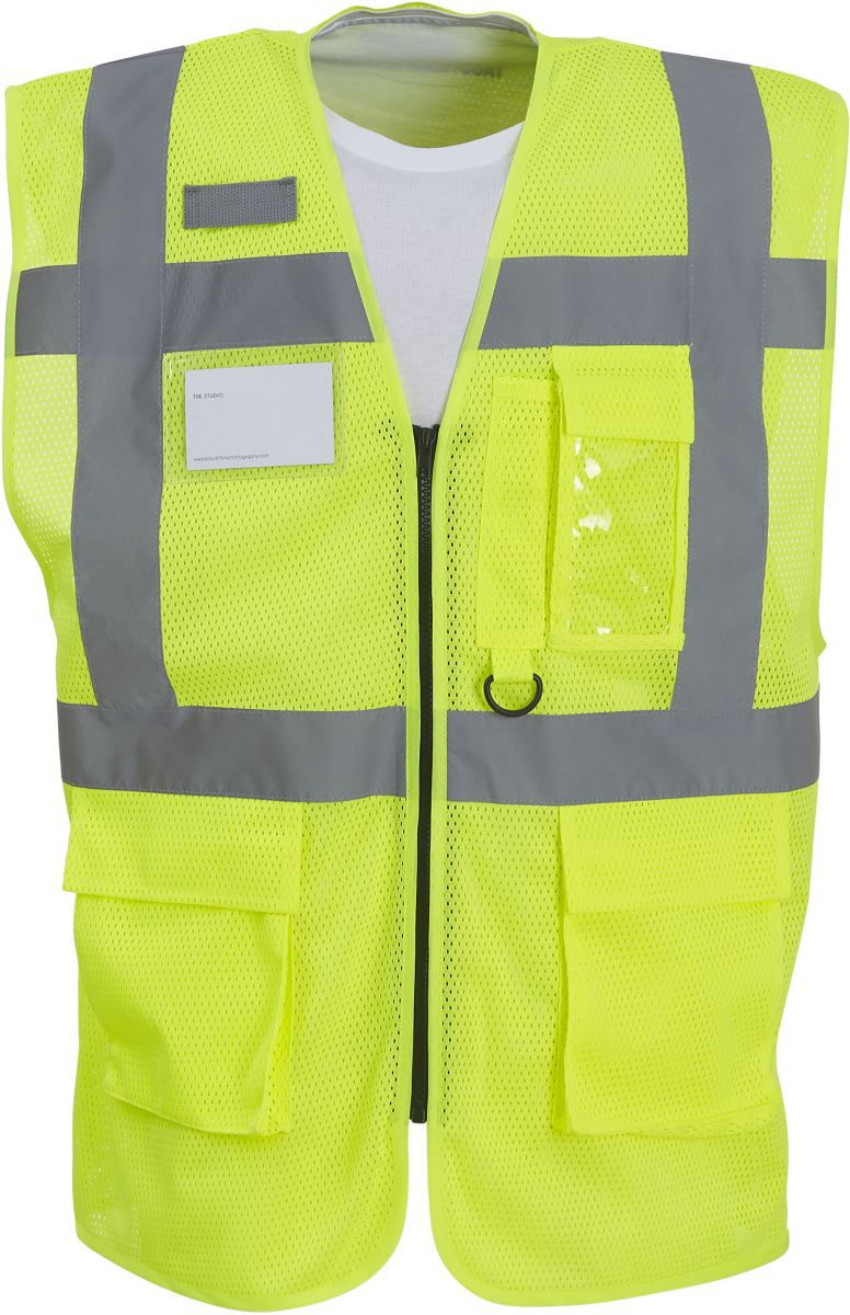 HVW 820 | Hi-Vis Mesh Warnweste (hi vis yellow)