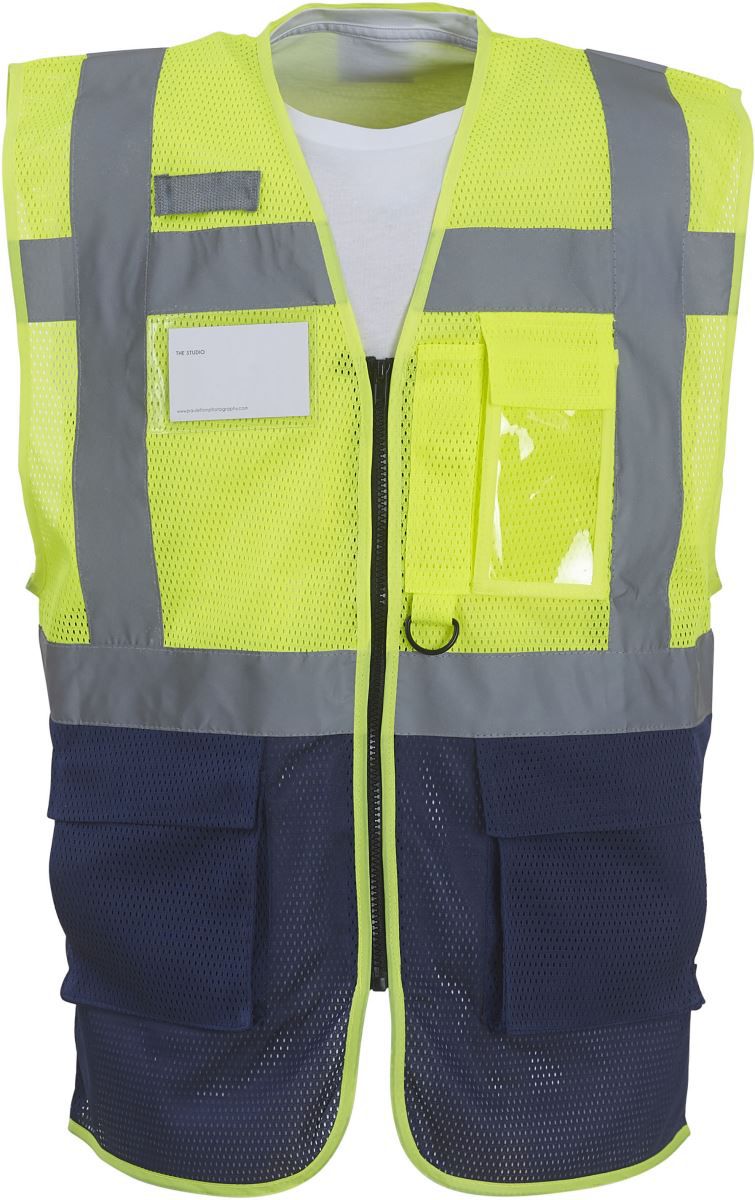 HVW 820 | Hi-Vis Mesh Warnweste (navy)